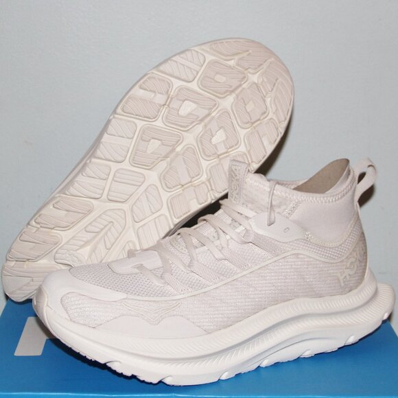 Hoka Shoes - Hoka One One Kawana Mid Training Shoes Womens 9 Alabaster